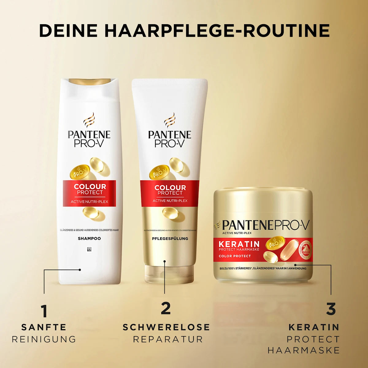 Pantene Color Protect Shampoo with Antioxidants - 400 ml