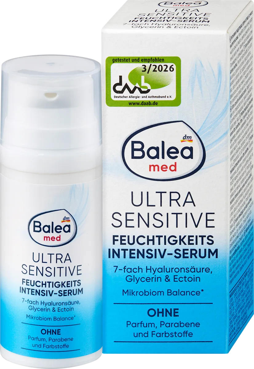 Balea Med Intensive Serum for Ultra-Sensitive Skin Care - 30 ml