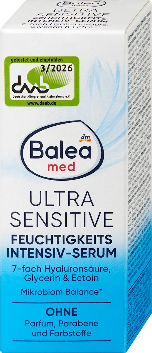 Balea Med Intensive Serum for Ultra-Sensitive Skin Care - 30 ml