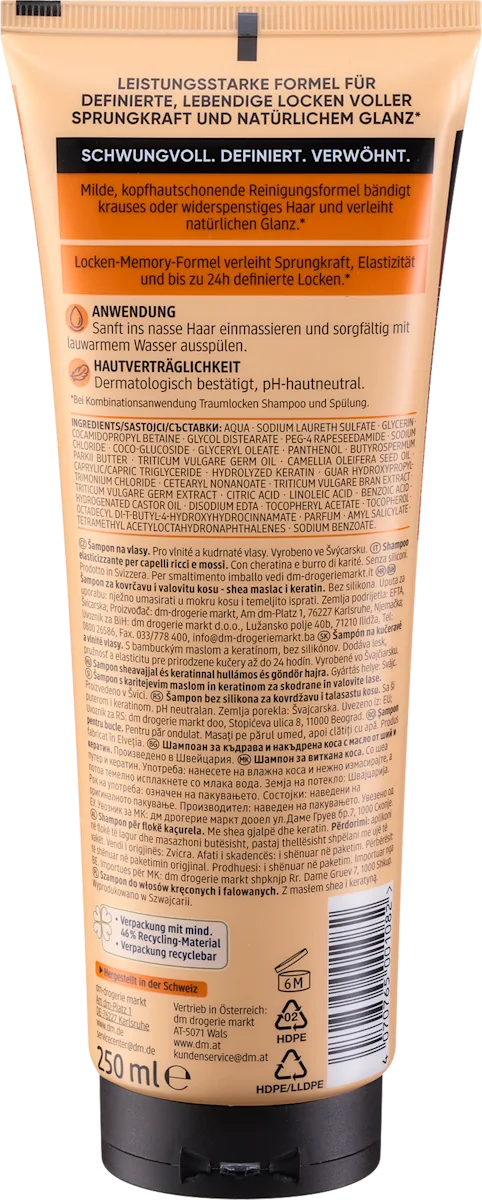 Balea Professional Curly Hair Shampoo - 250 ml