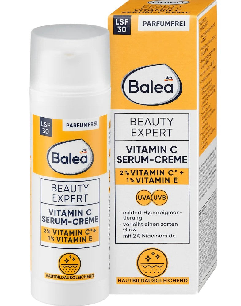 سيروم كريمي  بفيتامين سي للوجه SPF30 من باليا (بيوتي إكسبرت) - 50 مل