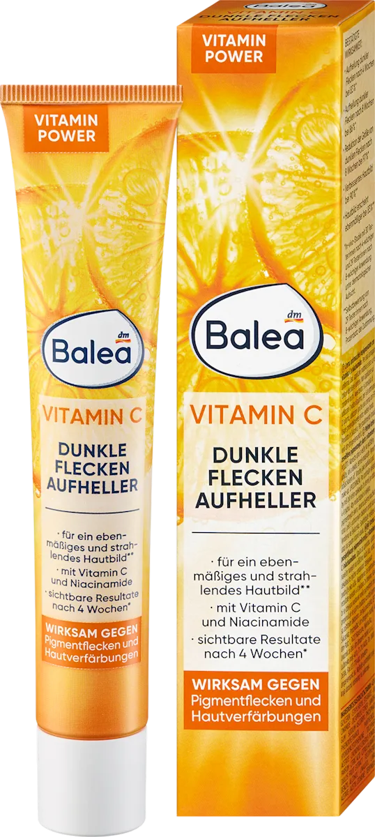 Face Cream for Dark Spot Lightening by Balea with Vitamin C - 50 ml