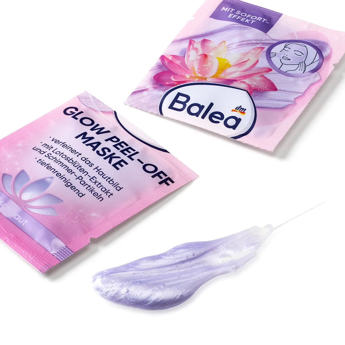 Peel-Off Mask to Enhance Skin Radiance and Freshness by Balea - 16 ml (2×8 ml)