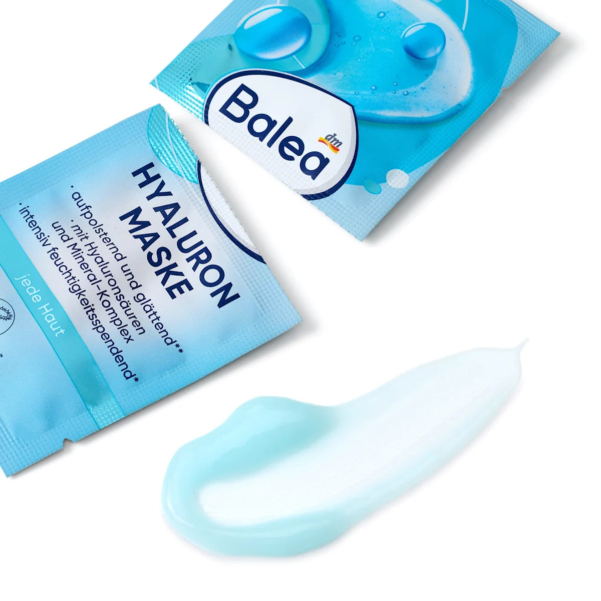 Balea Hyaluronic Face Mask for Intensive Skin Hydration - 16 ml