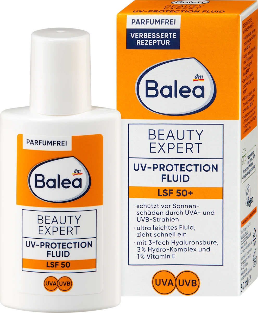 Beauty Expert Sun Fluid SPF50+ Sunscreen, 50 ml