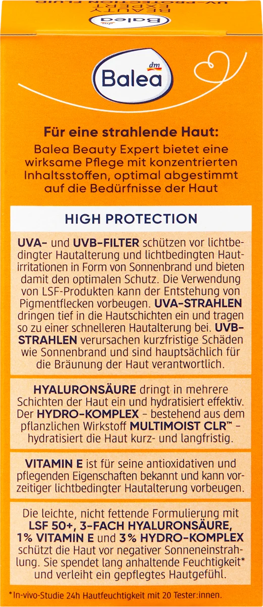Beauty Expert Sun Fluid SPF50+ Sunscreen, 50 ml