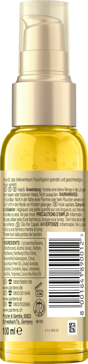 Pantene Pro-V Coconut Oil Nourishing Hair Oil 100 ml