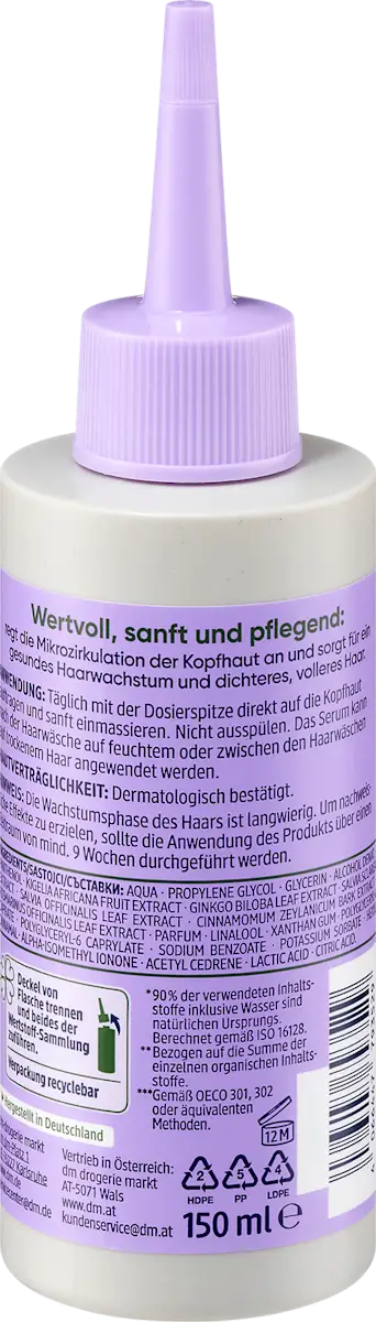 Balea Rosemary & Sage Scalp Care Tonic (Natural Beauty) - 150 ml