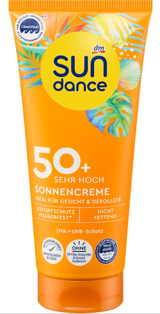 واقي شمس للوجه +SPF50 من سان دانس الماني- 100 مل