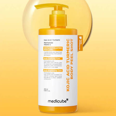 KOJIC ACID TURMERIC BODY PEEL SHOT Medicube 280ml