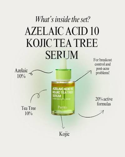 Azelaic Acid 10 Kojic Tea Tree Serum 30ml PURITO SEOUL